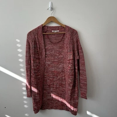 Cárdigan suéter manga larga naranja Roxy pequeño para mujer Foto 1 de 4