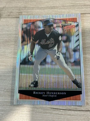 1999 Ultimate Victory -  Victory Collection - Rickey Henderson #69 SP - Image 1 of 2