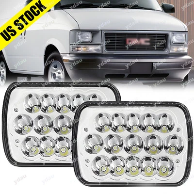 Par de faros LED 7x6" haz alto/bajo aptos para GMC Safari C6500 C7500 Topkick DOT Foto 1 de 4