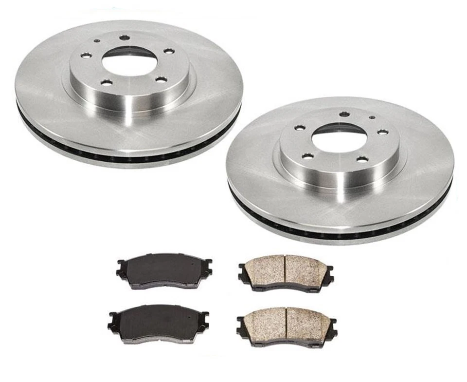 Rotores de disco de freno delanteros y pastillas de freno para Mazda Millenia 2001-2002 Foto 1 de 4