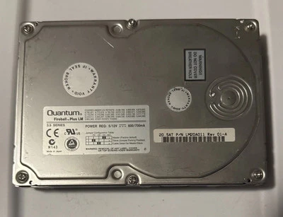 Quantum Fireball Plus LM20.5 HDD, 20.5 GB , IDE/ATA/ATAPI-5 - Image 1 of 3