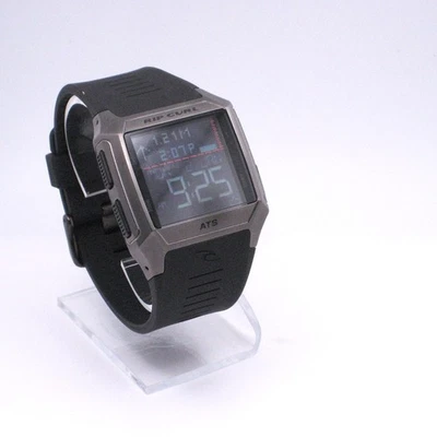 Reloj Digital Rip Curl Hombre A1122-Rifles Marea Gunmetal Silicona Día Fecha Año Foto 1 de 4