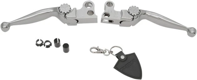 PSR 可调旅程杠杆套装铬 #12-00602-20 哈雷戴维森 — 第 1/1 张图片