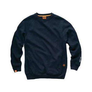 Scruffs Eco Worker Shirt Mens Work Sweatshirt Navy L - Picture 1 of 9