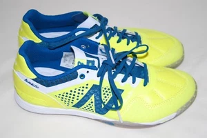 Neu ohne Karton New Balance Herren gelb türkis blau AUDAZO Fußballschuhe klare Sohlen Größe 6 LESEN - Bild 1 von 8
