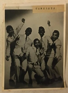 The Camelots - Foto promozionale autentica - 6,5x5 - Gruppo vocale R&B vintage Doo-Wop - Foto 1 di 1