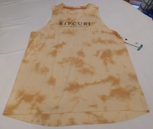 Rip Curl Vapcool Tie Dye Tank Juniors Women's Sleeveless Shirt Size L Nude NWT - Picture 1 of 3