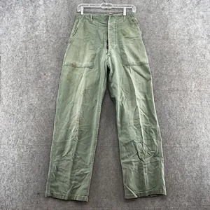 VINTAGE Vietnam Sateen OG-107 US Amy Pants 30x32 Type 1 Class 1 Issued 60s - Picture 1 of 16