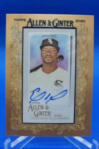 ELOY JIMENEZ 2020 ALLEN & GINTER FRAMED MINI AUTO WHITE SOX MA-EJ - Picture 1 of 1