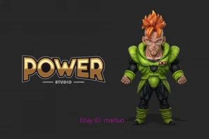 Android 16 Resina Power Studio Dragon Ball Android Series Escala WCF - Imagen 1 de 1