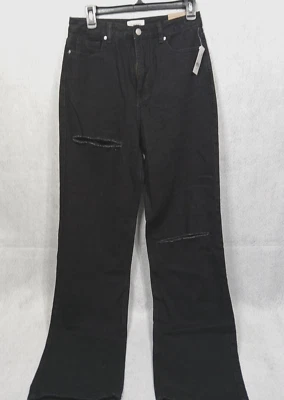 PacSun Jeans Size 28 Black High Rise Distressed 90's Boyfriend 28x32 Adrianna - Image 1 of 4