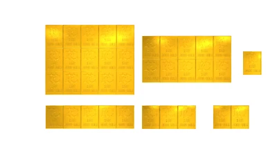 Gold Snap Bars That Breaks Apart Into One GR Bars Gold Bullion .9999 Gold Stamp - Image 1 of 4