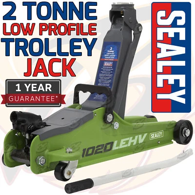 SEALEY 2 Tonne Low Profile Trolley Jack Hydraulic Lift Heavy Duty Car Floor GRN - Image 1 of 4