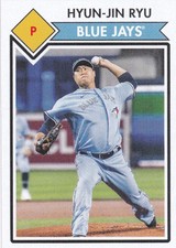 2021 TOPPS 582 MONTGOMERY CLUB SET #5 Hyun-Jin Ryu -- Blue Jays