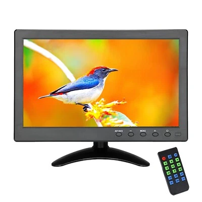 US Stk 10" Portable Small HDMI LCD Monitor for Laptop/TV,Build in speaker,Remote - Image 1 of 4