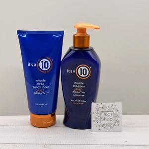 It's A 10 Miracle Plus Keratin Shampoo & Conditioner  Set - Authentic & New - Picture 1 of 4