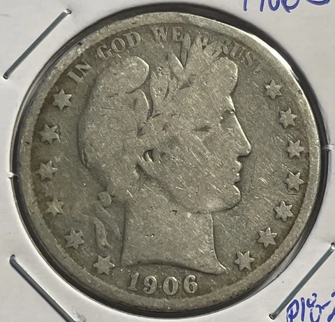 1906-S  Barber Half Dollar - FREE SHIPPING - P18-23 Cover
