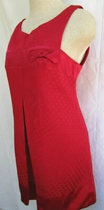 BEBE..ROJO..PLISADO..CÓCTEL/FIESTA/FECHA..VESTIDO..NUEVO $139 MED - Imagen 1 de 7