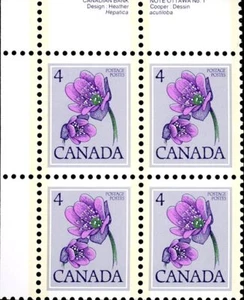 Canada PB#709 - Hepatica (1977) 4¢ - Picture 1 of 1