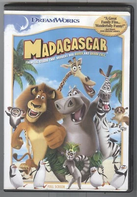 Madagascar (2005 FS DVD) Ben Stiller Chris Rock David Schwimmer Animation Comedy - Image 1 of 3
