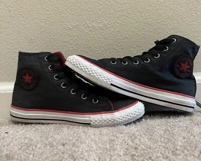 CONVERSE Zapatillas Altas Chuck Taylor Informales Negras Zapatos Junior Juvenil Talla 2.5 Foto 1 de 4