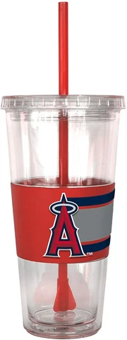 Los Angeles Angels 22oz Straw Tumbler - MLB Cover