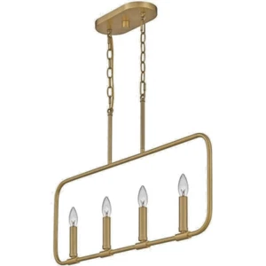 Quoizel Lighting ABR432AB Abner  4 Light Linear Chandelier in Transitional - Picture 1 of 7