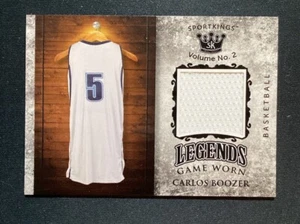 2020 Sportkings Volume 2 Legends Game Worn Materials Carlos Boozer #LSM-31 - Picture 1 of 2