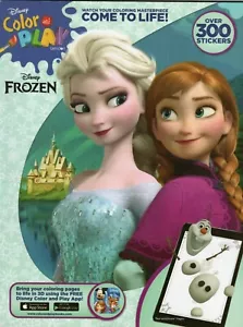 Disney's Frozen Color & Play Come To Life Aktivitätsbuch mit 300 + Aufklebern - ein - Bild 1 von 5