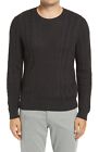 Men's Bonobos Slim Fit Cotton & Cashmere Crewneck Sweater, Size X-Large - Grey