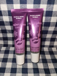 ALL NEW 2-Pack SUGAR PLUM CANDY Lip Gloss SEALED 0.47 oz Bath & Body Works - Picture 1 of 1