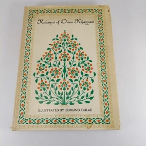 Rubaiyat of Omar Khayyam by Edward Fitzgerald 1952 Illustrated by Edmund Dulac - Picture 1 of 13