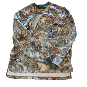 King's Outdoor World Camouflage Pullover Men's Long Sleeved Shirt Size S/REG BM - Picture 1 of 5