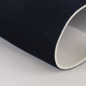 Black Headliner Fabric 1/8" Foam Backed Roof Liner Upholstery Replace 40"x60"