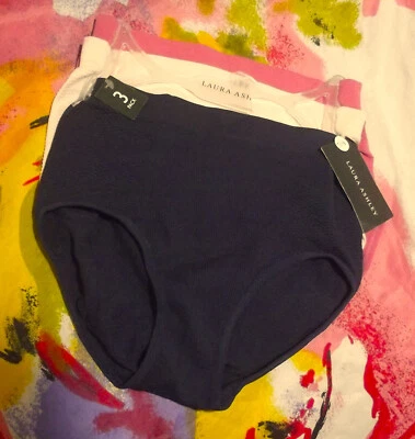 3 NUEVAS BRAGAS LAURA ASHLEY LS9444 3PKS MICROFIBRA TRANSPIRABLES SIN COSTURAS S Foto 1 de 2