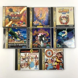 Sega Saturn Fighting Vipers/ Virtua Fighter 2 etc 8 game set Japan 7367 UT - Picture 1 of 10