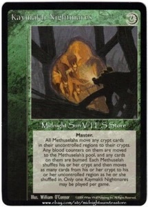 Kaymakli Nightmares Gehenna V:TES VTES Vampire CCG - Picture 1 of 1