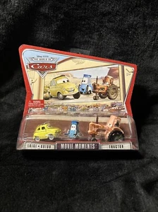 Disney Pixar The World Of Cars Movie Moments Luigi Guido & Tractor - Picture 1 of 11