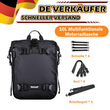 Produktbild - Multifunktional Hinterradtasche Motorradgepäck Pannier Satteltaschen Schwarz DE