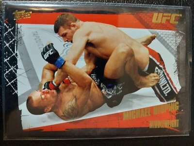 Michael Bisping #15 2010 Topps UFC Thick Gold Parallel - Image 1 of 2