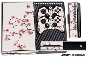 Designer Skin für Xbox One 1 Gaming Konsole + 2 Controller Aufkleber Chrry B - Bild 1 von 1
