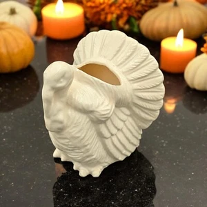 VTG Japanese Ceramic Thanksgiving Turkey Planter Decorative Pottery Vase - Picture 1 of 10