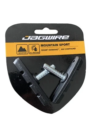 High Quality Jagwire Brake Blocks for Cantilever Brakes 70mm Black x 1 Pair - Image 1 of 4