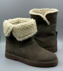 New Clarks "Drafty Haze" Ladies Taupe Suede Warm Boots Uk 3 D