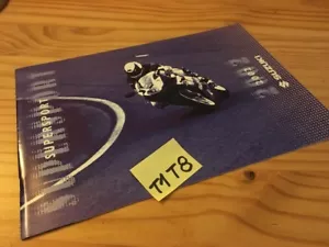 Suzuki Supersport 2002 Gsxr 1100 750 600 Tlr 1000 Catálogo Moto Folleto Pub - Imagen 1 de 8