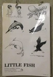Little Fish by Robert & Marlene McCracken, laminated little big book, on rings - Picture 1 of 9
