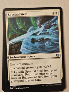 MTG l Spectral Steel (x4 Playset) | Uncommon | (NM) WOC #75 - Picture 1 of 1