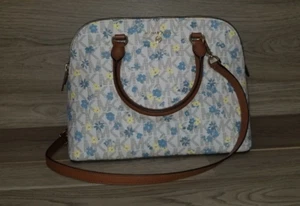 Michael Kors Michael Kors Vanilla Luggage Floral Dome Satchel - NWT - Picture 1 of 11