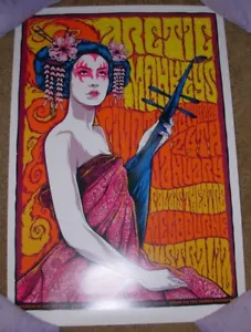 ARCTIC MONKEYS concert gig tour poster print MELBOURNE 1-24-09 2009 Ken Taylor C - Picture 1 of 1