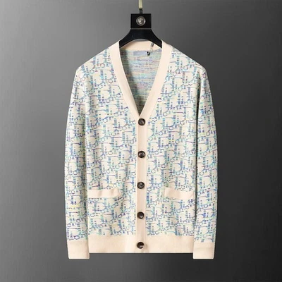 Cárdigan Dior 2025 tejido letras de colores albaricoque talla M Foto 1 de 4